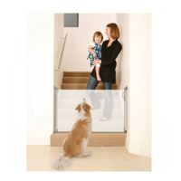 Poarta de siguranta retractabila, 140 cm, Alb, DreamBaby